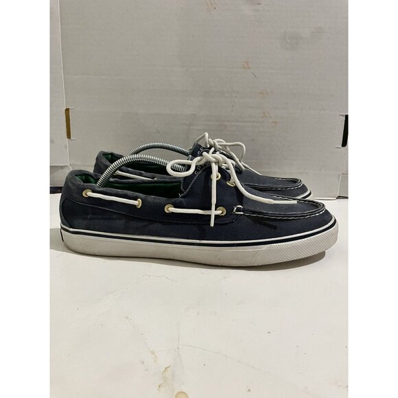 Sperry Bahama II Women’s Size 10 M Blue Denim canvas Loafers Boat Shoe - Picture 5 of 8